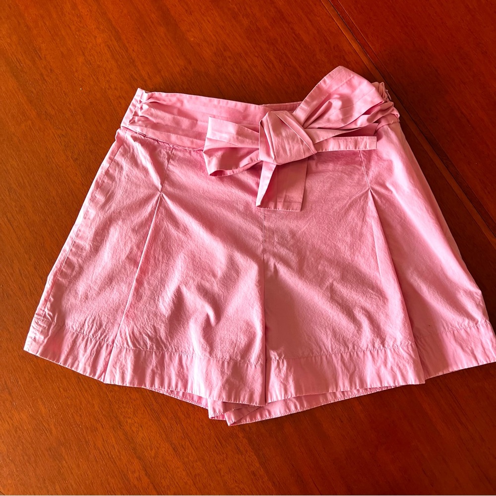 J. Crew Pink Paperbag Waist Tie Shorts - Picture 4 of 6
